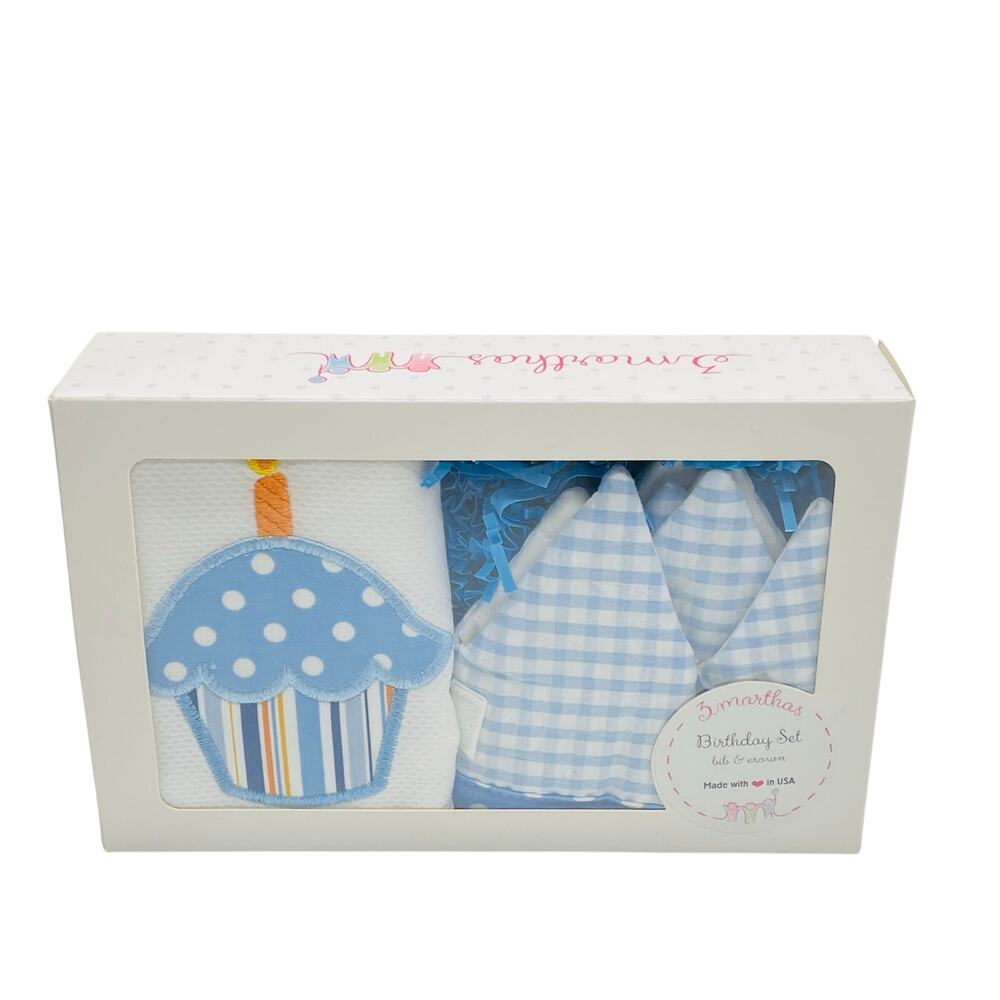 NWT 3 Marthas OS Cue the Confetti Birthday Set
